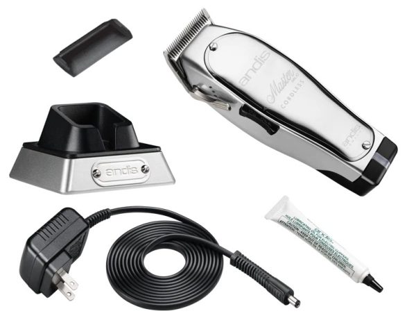 Andis Master MLC Draadloze Tondeuse met Carbon Steel T-Blade – Zilver