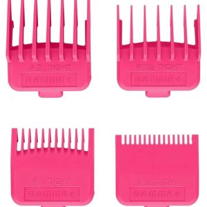 Gamma + Opzetkammenset pink 4 stuks met dubbele magneet