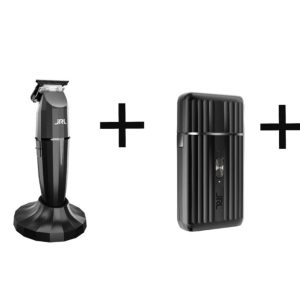 JRL Onyx Combo Set Clipper + Trimmer + Shaver + Forte Pro Fohn
