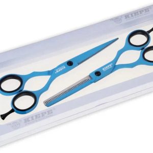 Kiepe Set Professionele Kappersschaar en Effileerschaar Blue Ocean 5,5