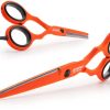 Kiepe Set Professionele Kappersschaar en Effileerschaar Oranje