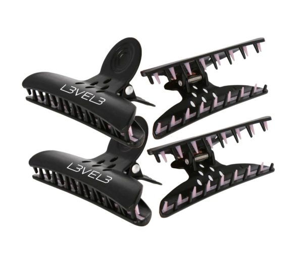 Level 3 Hair Claw Clips 4P Vlinder Klem