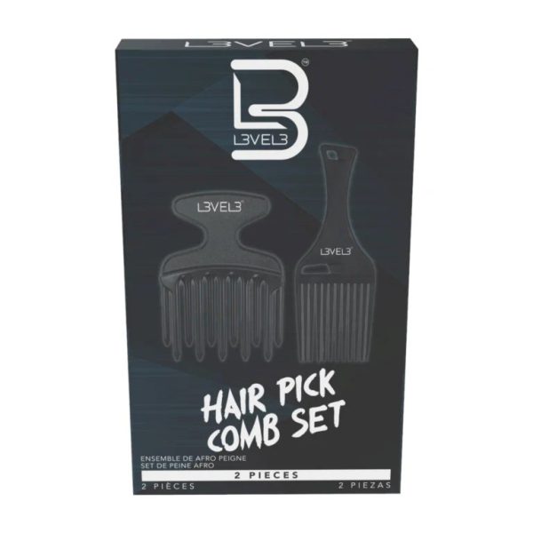 Level 3 Hair pick comb set Kammenset