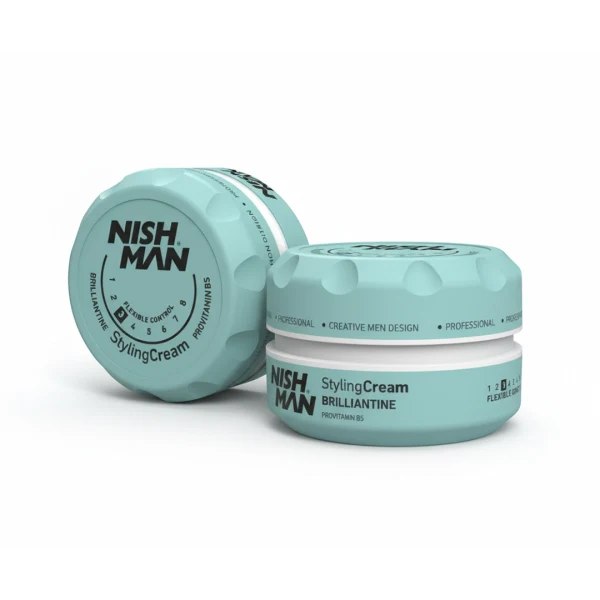 Nishman Hair Styling Cream Brilliantine – Briyantin