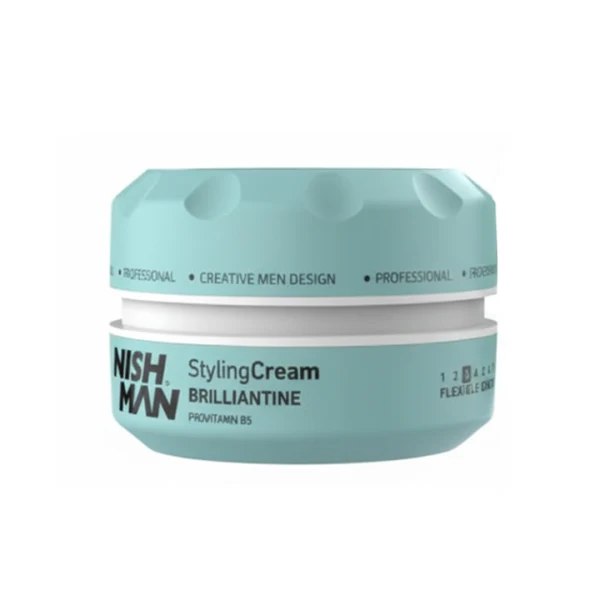 Nishman Hair Styling Cream Brilliantine – Briyantin