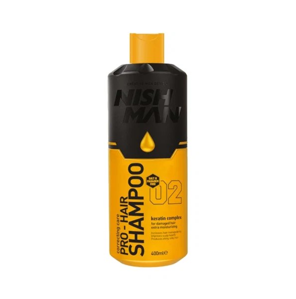 Nishman Shampoo Zout en Parabeen Vrij 400ml Nishman Shampoo Zout en Parabeen Vrij 400ml