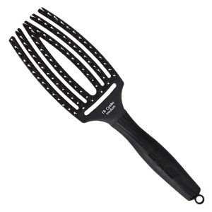 Olivia Garden Fingerbrush Care Iconic Medium Hot Pink Detangling Hairbrush Olivia Garden Fingerbrush Care Iconic Medium Hot Pink Detangling Hairbrush