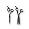Olivia Garden Xtreme Mat black Kappersschaar 5.75 & Uitdun schaar 6.0