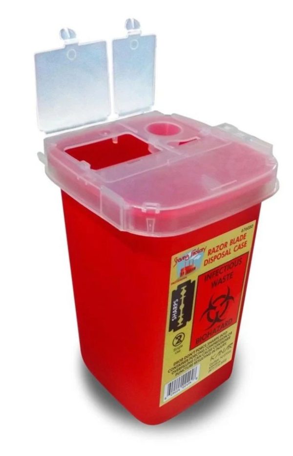 Salon Razor Blade Disposal Case