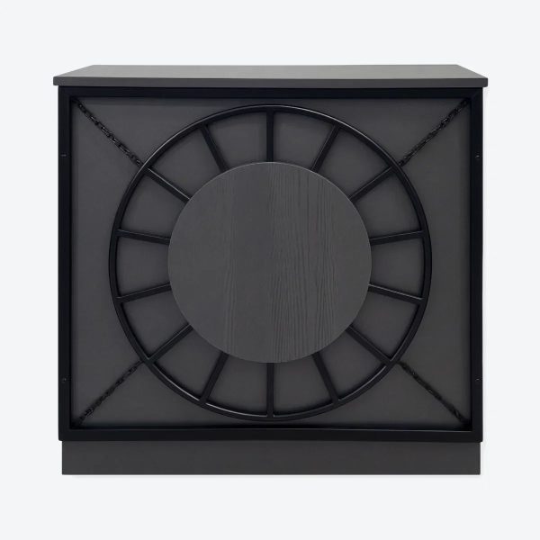 Salon Reception Desk Grey – 03
