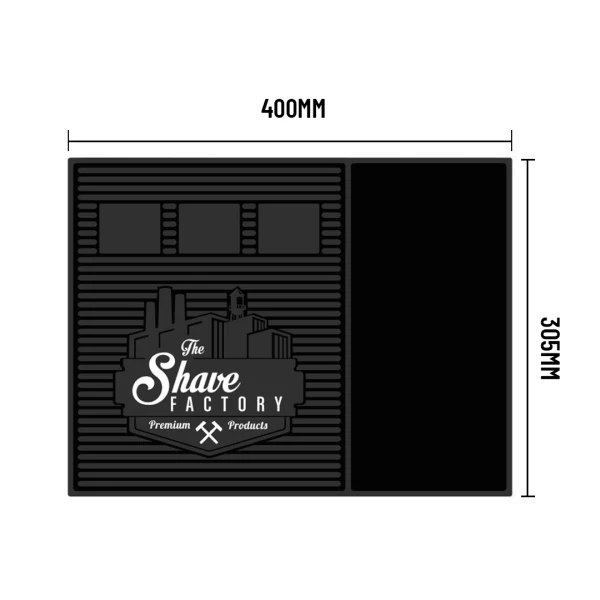 The Shave Factory Barber Station Magnetic Mat met 3 magneten The Shave Factory Barber Station Magnetic Mat met 3 magneten